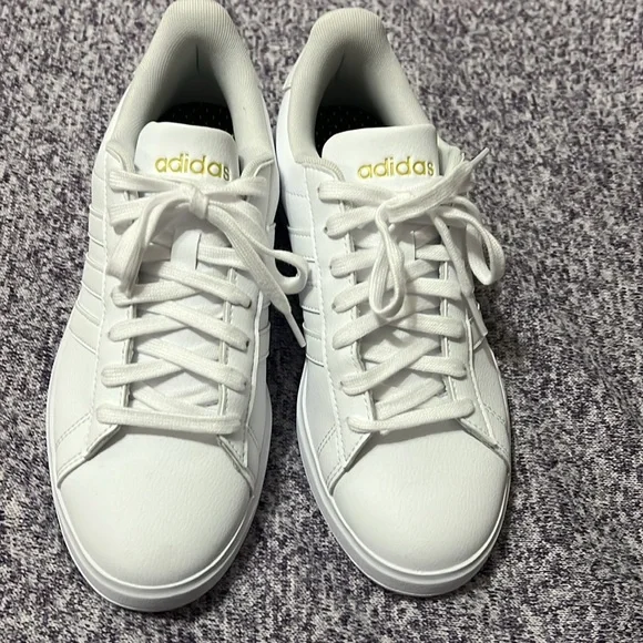 White Adidas Shoes - Picture 2 of 4